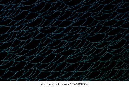 Light Blue, Green vector  layout with circle shapes. Blurred decorative design in abstract style with bubbles. Pattern can be used as texture of water, rain drops.