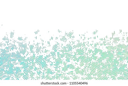 Light Blue, Green vector layout with flat lines. Modern geometrical abstract illustration with staves. The template can be used as a background.
