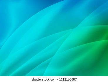 Light Blue, Green vector layout with flat lines. Shining colored illustration with narrow lines. Smart design for your business advert.
