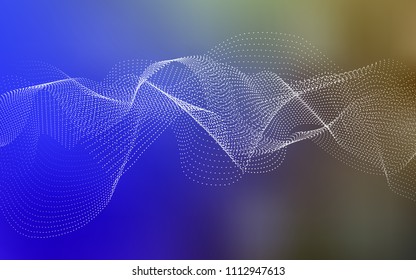 Light Blue, Green vector layout with circle shapes. Blurred bubbles on abstract background with colorful gradient. The pattern can be used for beautiful websites.