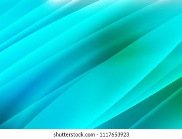 Light Blue, Green vector layout with flat lines. Modern geometrical abstract illustration with staves. The pattern can be used for websites.