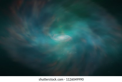 Light Blue, Green vector layout with cosmic stars. Modern abstract illustration with Big Dipper stars. Pattern for astrology websites.