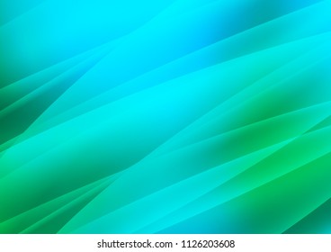 Light Blue, Green vector layout with flat lines. Shining colored illustration with narrow lines. The pattern can be used for busines ad, booklets, leaflets