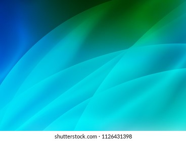 Light Blue, Green vector layout with flat lines. Glitter abstract illustration with colored sticks. Best design for your ad, poster, banner.