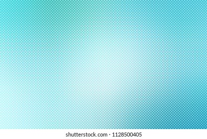 Light Blue, Green vector layout with circle shapes. Beautiful colored illustration with blurred circles in nature style. Pattern can be used for ads, leaflets.