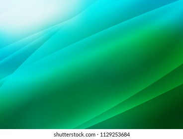 Light Blue, Green vector layout with flat lines. Lines on blurred abstract background with gradient. The pattern can be used for busines ad, booklets, leaflets