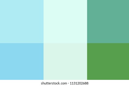 Light Blue, Green vector layout with set of colors. Colorful gradient set with collection of rainbow colors. Pattern of colors for design of ads, posters, banners.