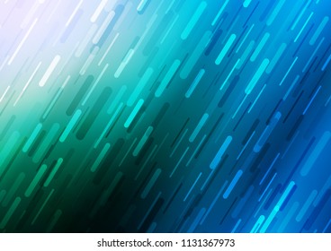 Light Blue, Green vector layout with flat lines. Blurred decorative design in simple style with lines. The pattern can be used for websites.