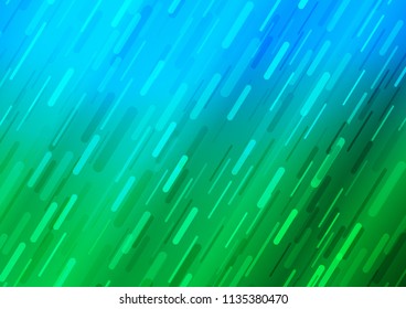 Light Blue, Green vector layout with flat lines. Blurred decorative design in simple style with lines. The pattern can be used for websites.