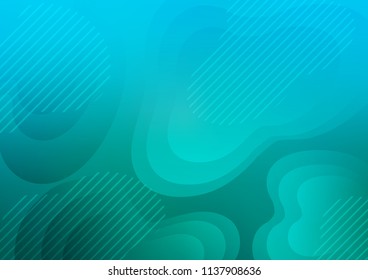 Light Blue, Green vector layout with flat lines. Blurred decorative design in simple style with lines. The pattern can be used for websites.