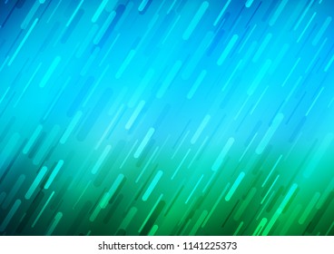 Light Blue, Green vector layout with flat lines. Blurred decorative design in simple style with lines. The pattern can be used for busines ad, booklets, leaflets