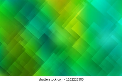 Light Blue, Green vector layout with flat lines. Lines on blurred abstract background with gradient. Pattern for ads, posters, banners.