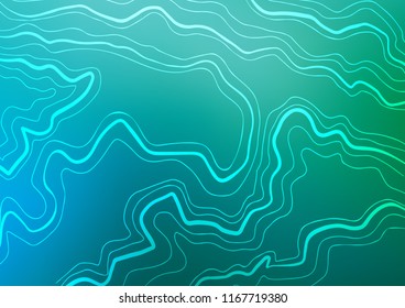 Light Blue, Green vector layout with flat lines. Glitter abstract illustration with colored sticks. Smart design for your business advert.
