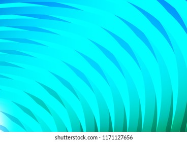 Light Blue, Green vector layout with flat lines. Blurred decorative design in simple style with lines. The template can be used as a background.