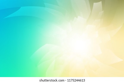 Light Blue, Green vector layout with hexagonal shapes. Design in abstract style with hexagons. Pattern for ads, leaflets.