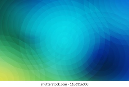 Light Blue, Green vector layout with circle shapes. Modern abstract illustration with colorful water drops. Pattern can be used as texture of wallpapers.