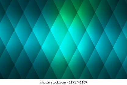 Light Blue, Green vector layout with lines, rectangles. Decorative design in abstract style with rectangles. Smart design for your business advert.