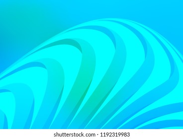 Light Blue, Green vector layout with flat lines. Lines on blurred abstract background with gradient. Best design for your ad, poster, banner.