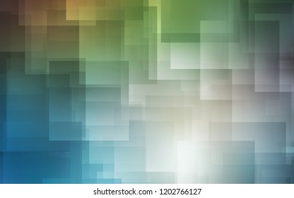 Light Blue, Green vector layout with flat lines. Modern geometrical abstract illustration with Lines. Smart design for your business advert.