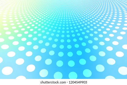 Light Blue, Green vector layout with circle shapes. Modern abstract illustration with colorful water drops. Beautiful design for your business advert.