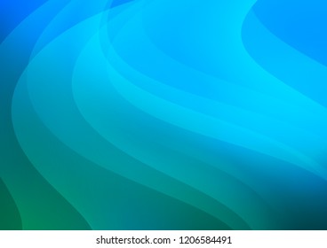 Light Blue, Green vector layout with flat lines. Modern geometrical abstract illustration with staves. Best design for your ad, poster, banner.