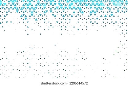 Light Blue, Green vector layout with lines, triangles. Abstract gradient illustration with triangles. Smart design for your business advert.