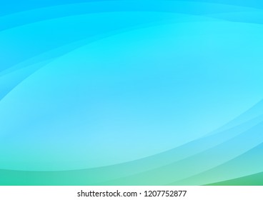 Light Blue, Green vector layout with flat lines. Lines on blurred abstract background with gradient. Smart design for your business advert.