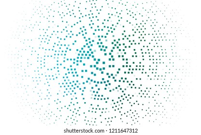 Light Blue, Green vector layout with lines, rectangles. Glitter abstract illustration with rectangular shapes. Pattern for commercials.