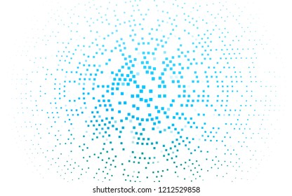 Light Blue, Green vector layout with lines, rectangles. Rectangles on abstract background with colorful gradient. The template can be used as a background.