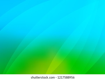 Light Blue, Green vector layout with flat lines. Modern geometrical abstract illustration with staves. The pattern can be used for websites.