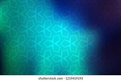 Light Blue, Green vector layout with lines, rectangles. Modern abstract illustration with colorful rectangles. Modern template for your landing page.