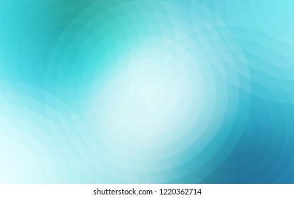 Light Blue, Green vector layout with circle shapes. Illustration with set of shining colorful abstract circles. Completely new template for your brand book.