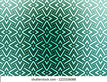 Light Blue, Green vector layout with lines, triangles. Beautiful illustration with triangles in nature style. Best design for your ad, poster, banner.