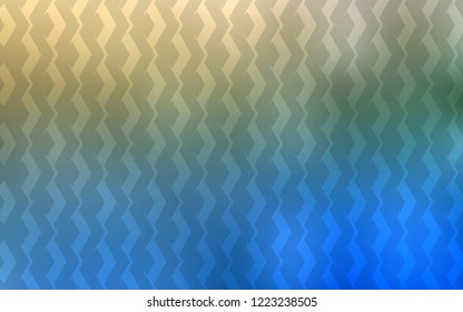 Light Blue, Green vector layout with flat lines. Glitter abstract illustration with colorful sticks. Pattern for ad, booklets, leaflets.