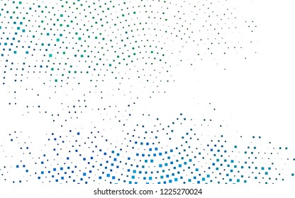 Light Blue, Green vector layout with lines, rectangles. Abstract gradient illustration with rectangles. Pattern can be used for websites.