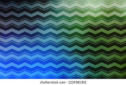 Light Blue, Green vector layout with flat lines. Modern geometrical abstract illustration with Lines. Template for your beautiful backgrounds.