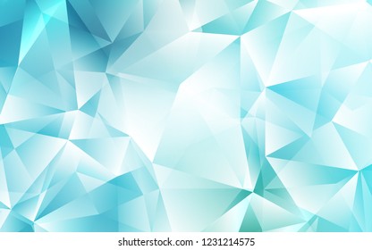 Light Blue, Green vector layout with lines, triangles. Abstract gradient illustration with triangles. Pattern for busines ad, booklets, leaflets