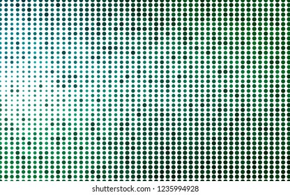 Light Blue, Green vector layout with circle shapes. Blurred bubbles on abstract background with colorful gradient. Pattern for ads, leaflets.