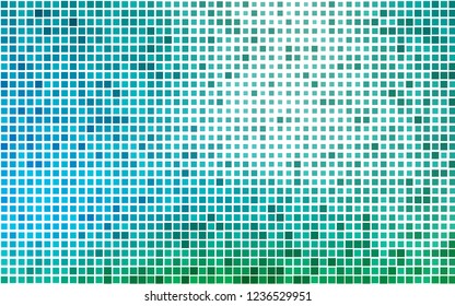 Light Blue, Green vector layout with lines, rectangles. Glitter abstract illustration with rectangular shapes. Smart design for your business advert.