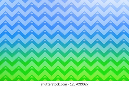 Light Blue, Green vector layout with lines, triangles. Modern abstract illustration with colorful triangles. Smart design for your adverts.