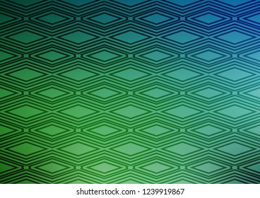 Light Blue, Green vector layout with lines, rectangle. Shining colorful illustration with lines, rectangles. Backdrop for TV commercials.