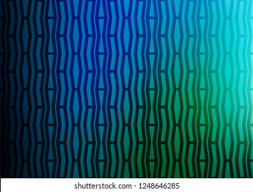 Light Blue, Green vector layout with flat lines. Blurred decorative design in simple style with lines. The template can be used as a background.