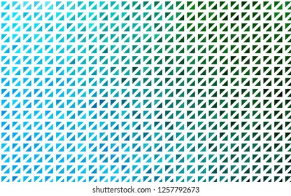 Light Blue, Green vector layout with lines, triangles. Abstract gradient illustration with triangles. Pattern can be used for websites.
