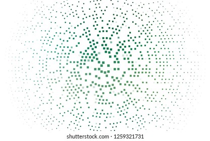 light Blue, Green vector layout with lines, rectangles. Glitter abstract illustration with rectangular shapes. Pattern can be used for websites.