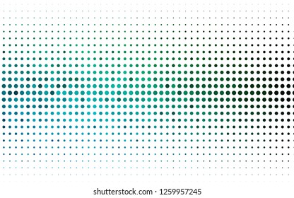 Light Blue, Green vector layout with circle shapes. Illustration with set of shining colorful abstract circles. Design for posters, banners.