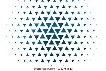 Light Blue, Green vector layout with lines, triangles. Illustration with set of colorful triangles. Smart design for your business advert.