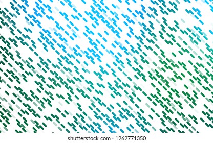 Light Blue, Green vector layout with flat lines. Shining colored illustration with narrow lines. Best design for your ad, poster, banner.
