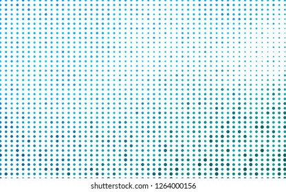 Light Blue, Green vector layout with circle shapes. Glitter abstract illustration with blurred drops of rain. Design for business adverts.
