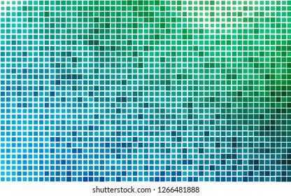 Light Blue, Green vector layout with lines, rectangles. Beautiful illustration with rectangles and squares. Pattern for busines ad, booklets, leaflets
