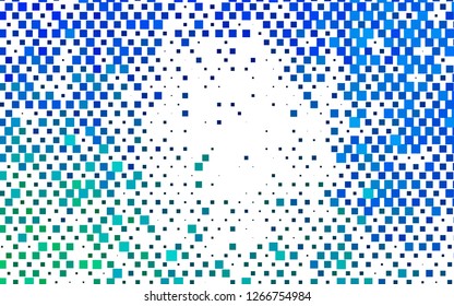 Light Blue, Green vector layout with lines, rectangles. Modern abstract illustration with colorful rectangles. Modern template for your landing page.